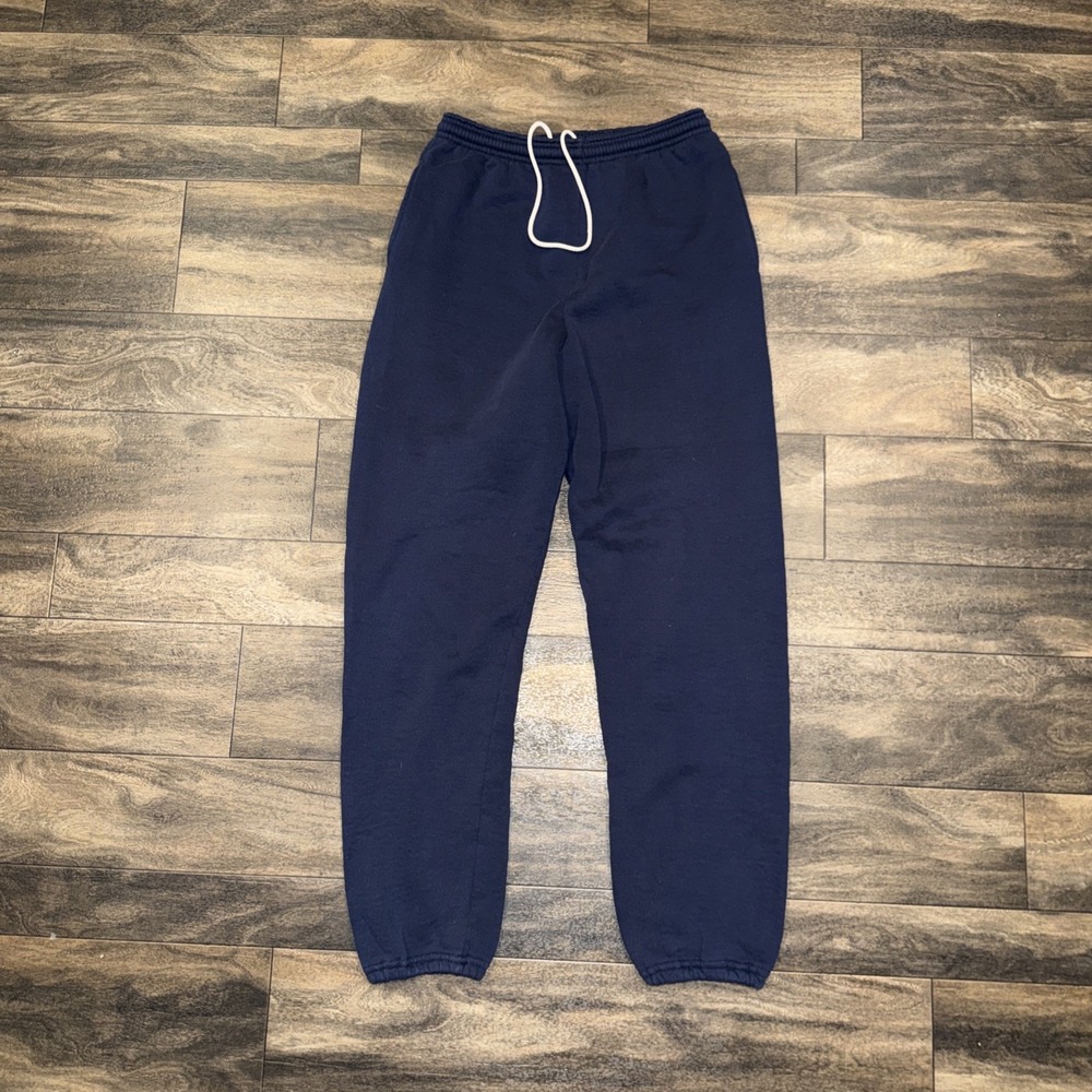 Russell Athletic Dri-Power Fleece Sweatpants Men's Size Large Navy Blue
